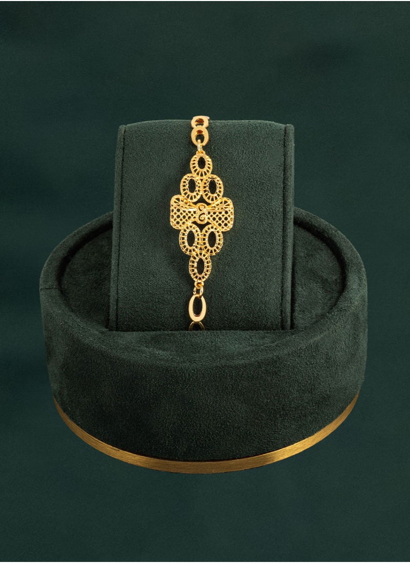 KHATOON - The stunning golden fionka set with golden glitter by Khatoon® - Image 1