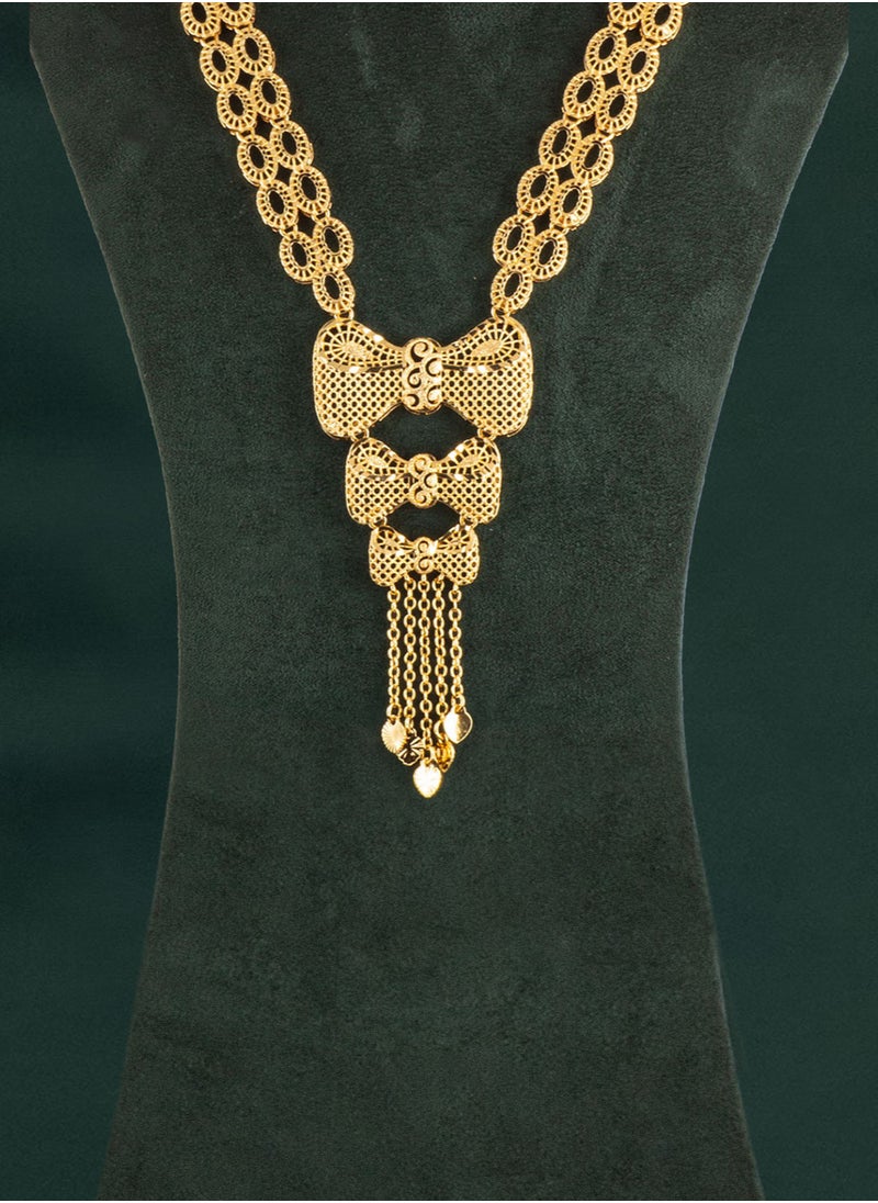 KHATOON - The stunning golden fionka set with golden glitter by Khatoon® - Image 1
