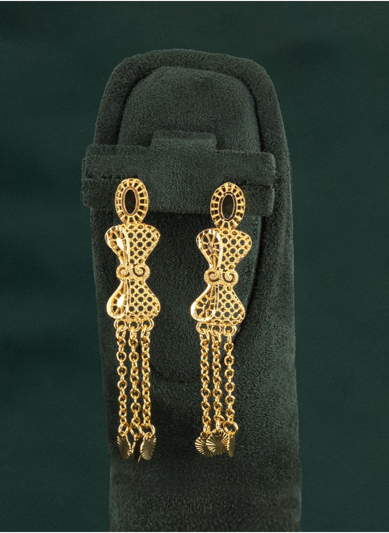 KHATOON - The stunning golden fionka set with golden glitter by Khatoon® - Image 1