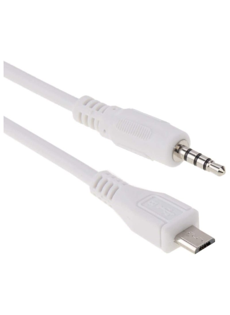 SNW Home Audio Accessory 3.5mm Male to Micro USB Male Audio AUX Cable, Length: about 50cm AUX Cable Audio Cable Adapter  - Image 2