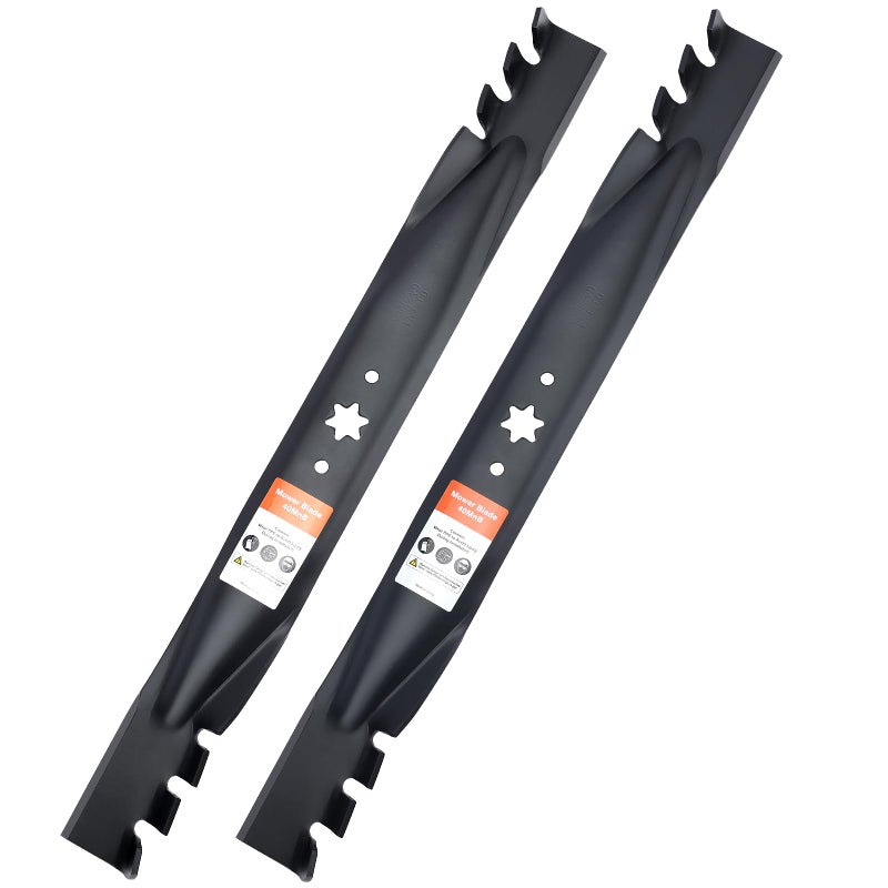 Grasscool 942-04290 Mulching Blades with 6 Star Mounting Pattern for Cub Cadet 46" Deck Cut Zero Turn Lawn Tractor Mower Replace 942-04290-X 942-04244 - Image 1