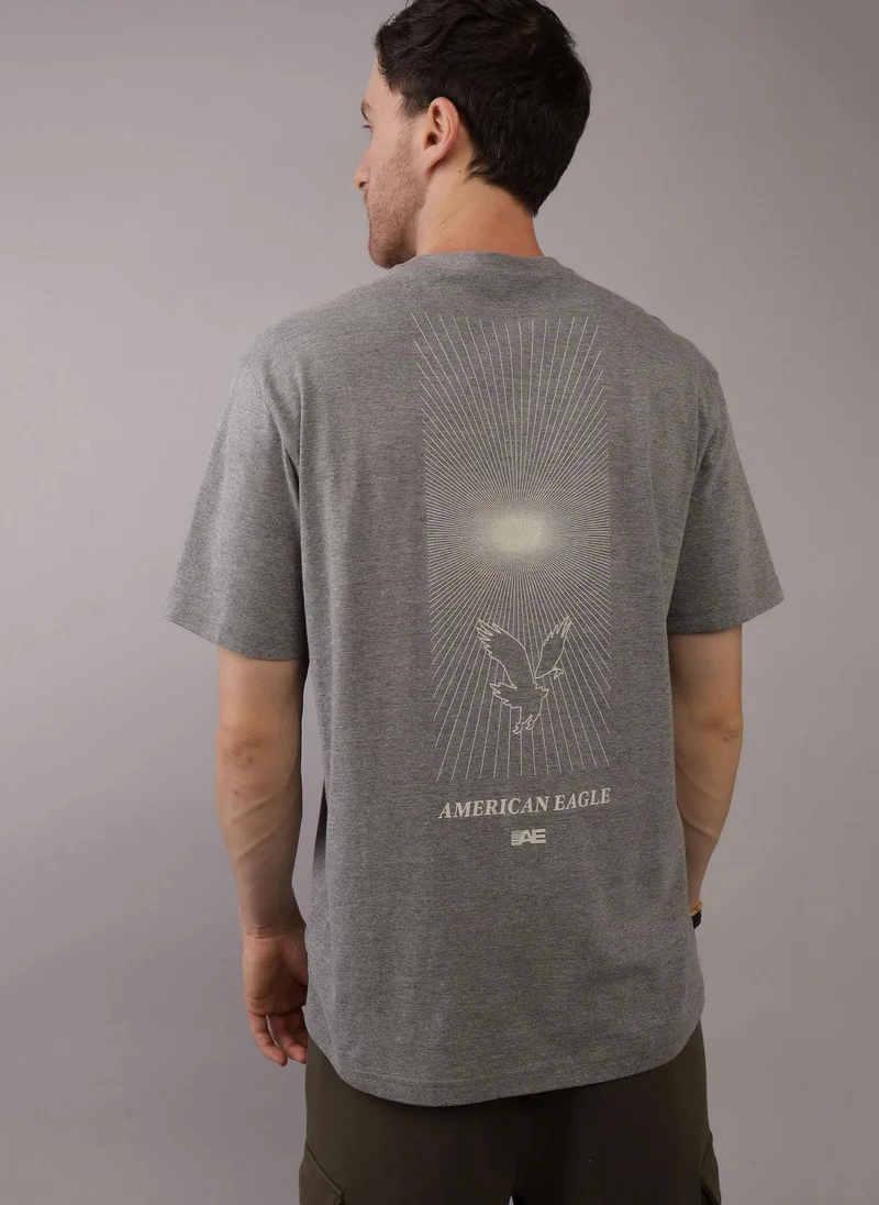 امريكان ايجل Graphic Crew Neck T-Shirt