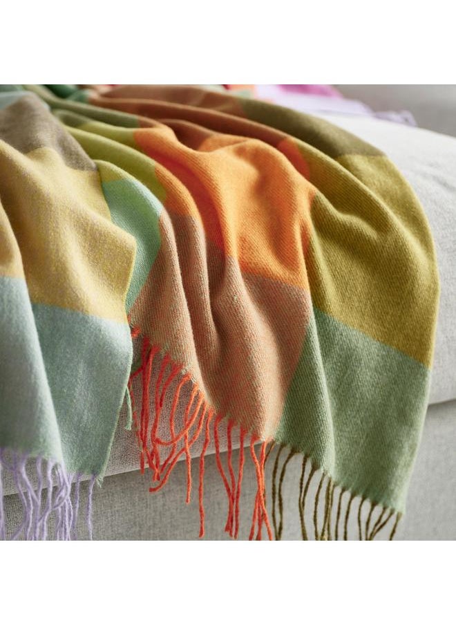 Generic - Throw Multicolour And Check Pattern 120X160 Cm - Image 1