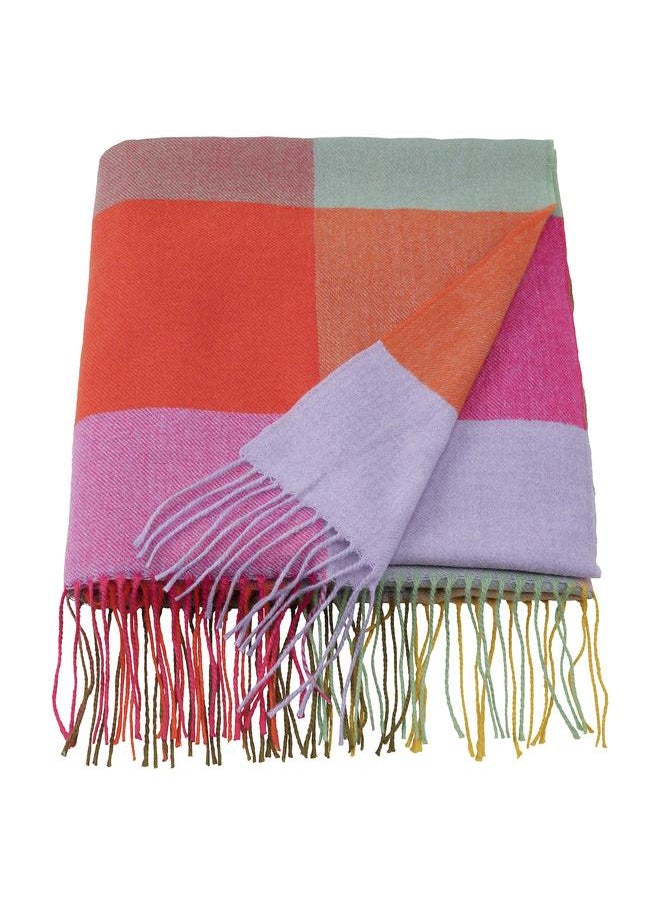 Generic - Throw Multicolour And Check Pattern 120X160 Cm - Image 1