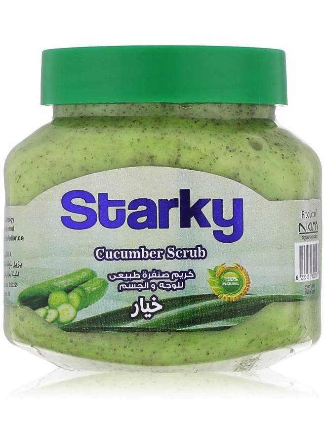 Natural Scrub For Face And Body Cucumber 300 ml