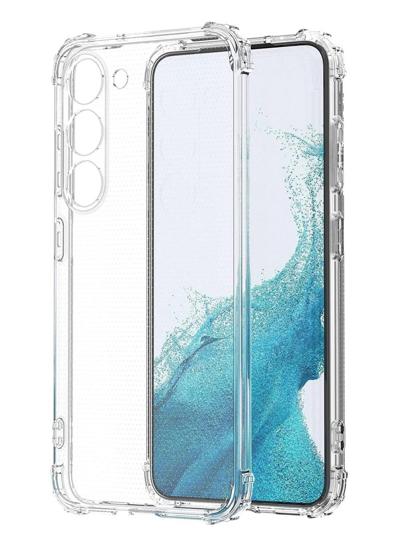 Samsung Galaxy S25 Plus 5G Cover Case soft TPU Transparent  Back Protective Case Shock Absorbent Reinforced Bumper Corners Clear Case for S25 Plus Clear 5G