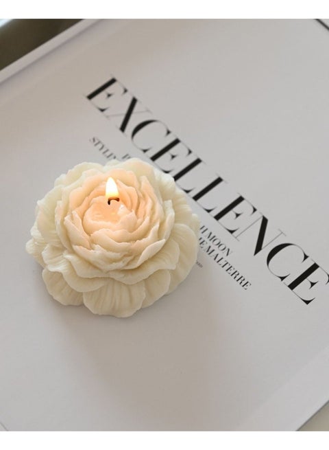White candle for home decoration