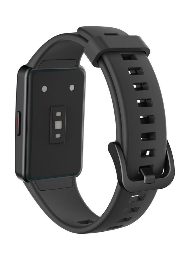 NIBEMINENT Replacement Smartwatch Strap For Honor Band 6 Black  - Image 3