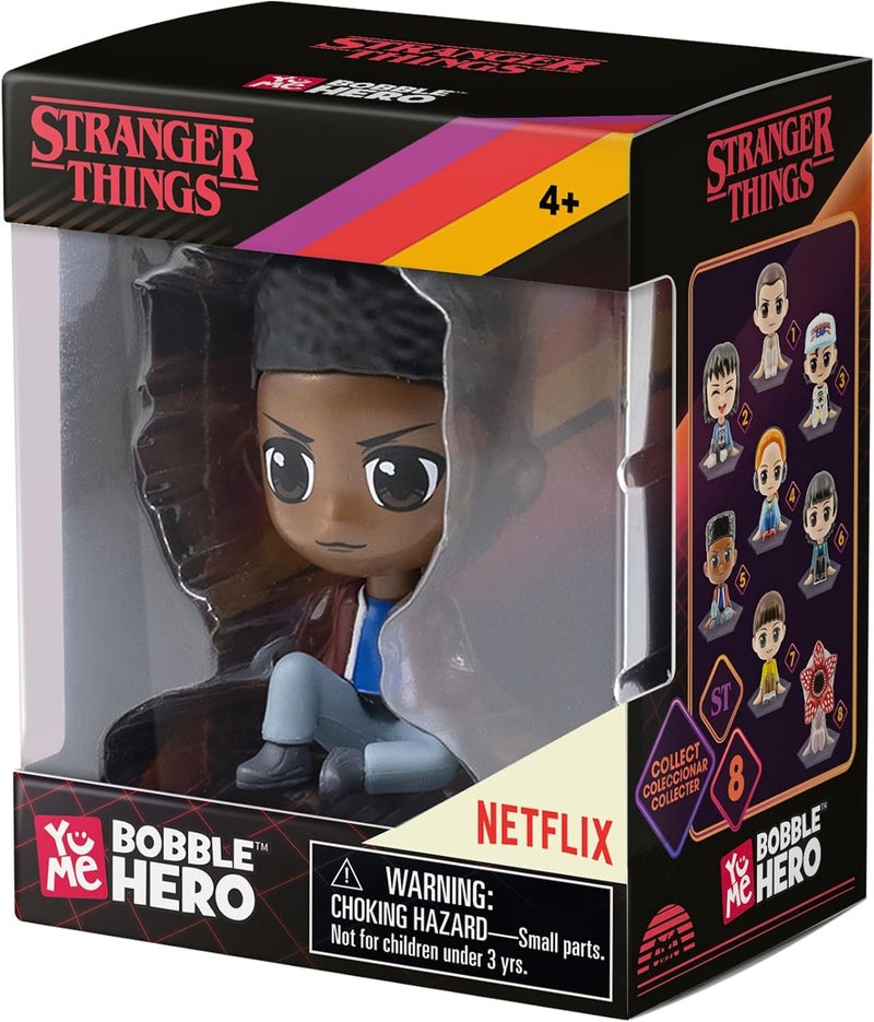 يومي Stranger Things Bobble Hero Window Box – لوكاس سينكلير، قطع تذكارية، تصميمات حصرية برخصة رسمية - Image 5