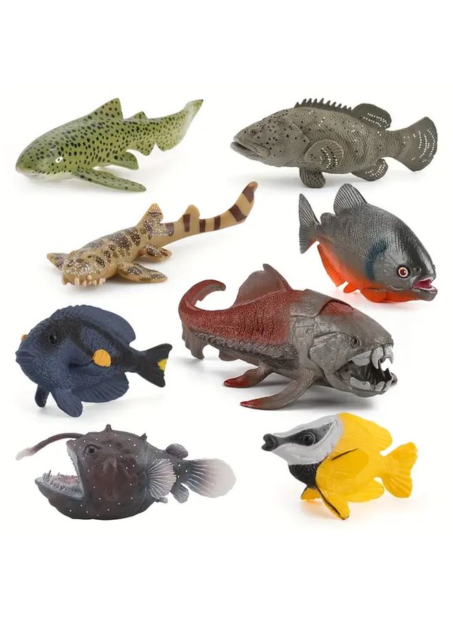 Grouper S241 Realistic Marine Life Fish Model Educational Aquarium Decor - Image 4