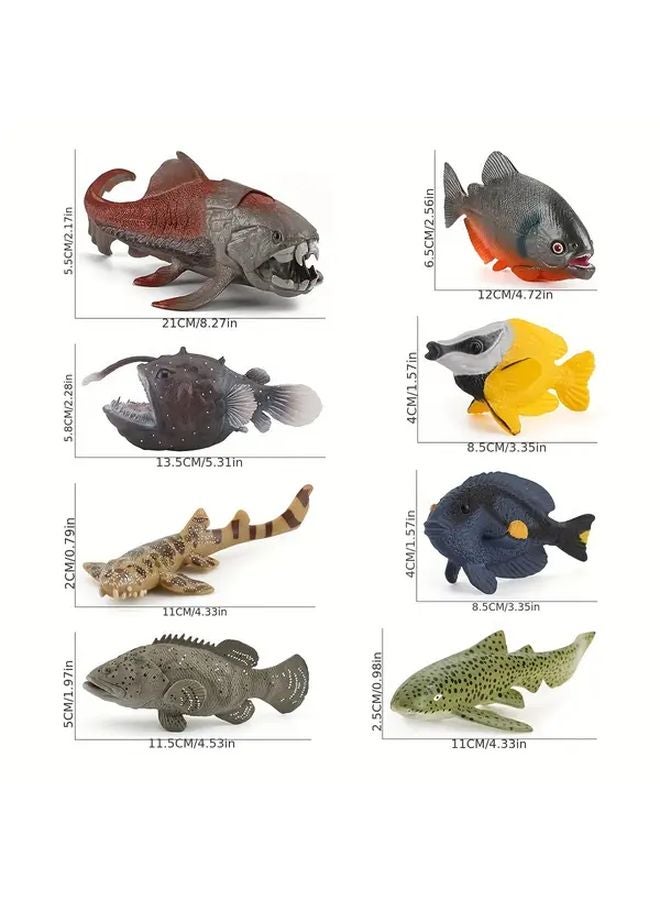 Grouper S241 Realistic Marine Life Fish Model Educational Aquarium Decor - Image 2