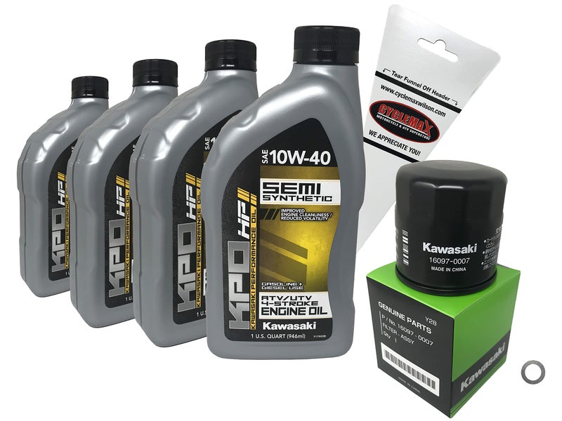Kawasaki Genuine Oil Change Kit SXS Teryx Teryx 4 2014Current 999693846
