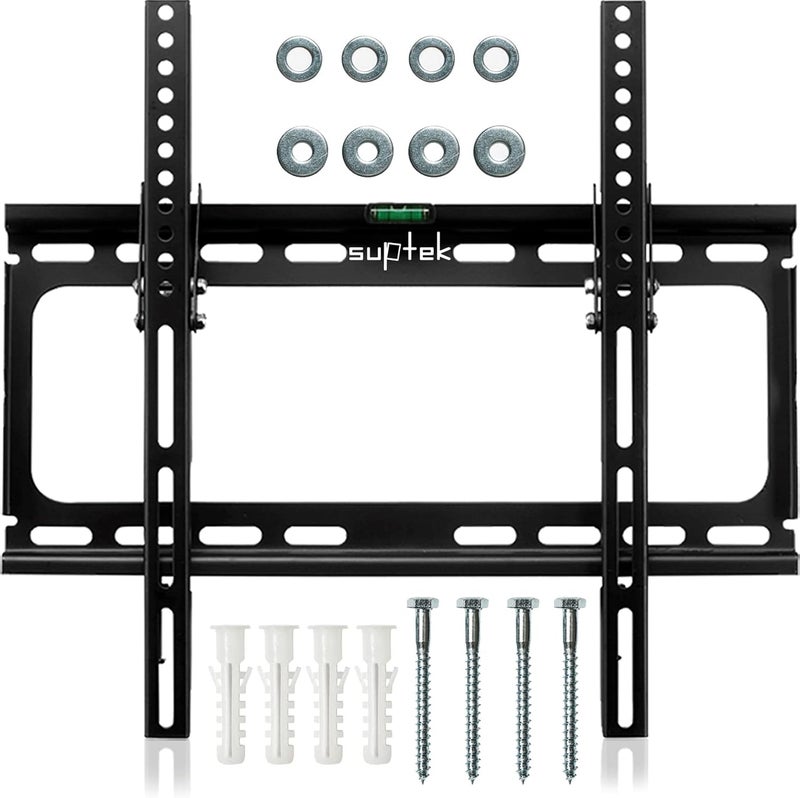 Suptek MT4203 Tilting TV Wall Mount for 26-55 Inch LCD LED Screens, VESA Max 400 x 400 mm Maximum Capacity 45 kg, TV Wall Mount 55 Inches - Image 1