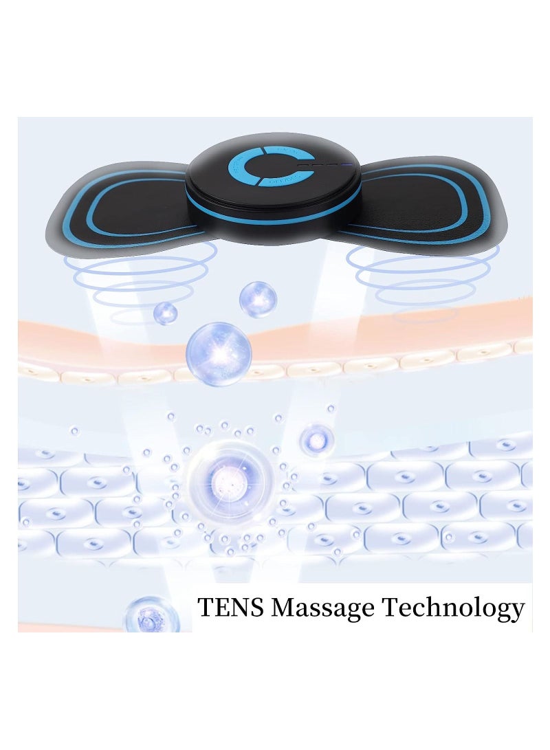 New smart mini portable ems shoulder and neck pulse cervical massage paste household electric small neck massager 185 cervical massage stickers - Image 4