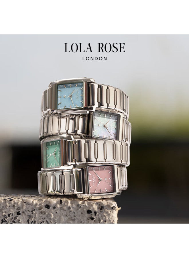 LOLA ROSE ساعة لولا روز سيتي تور سيريز الصغيرة المربعة، ساعة نسائية، هدية عيد ميلاد للفتيات، هدية رأس السنة لصديقة - Image 2