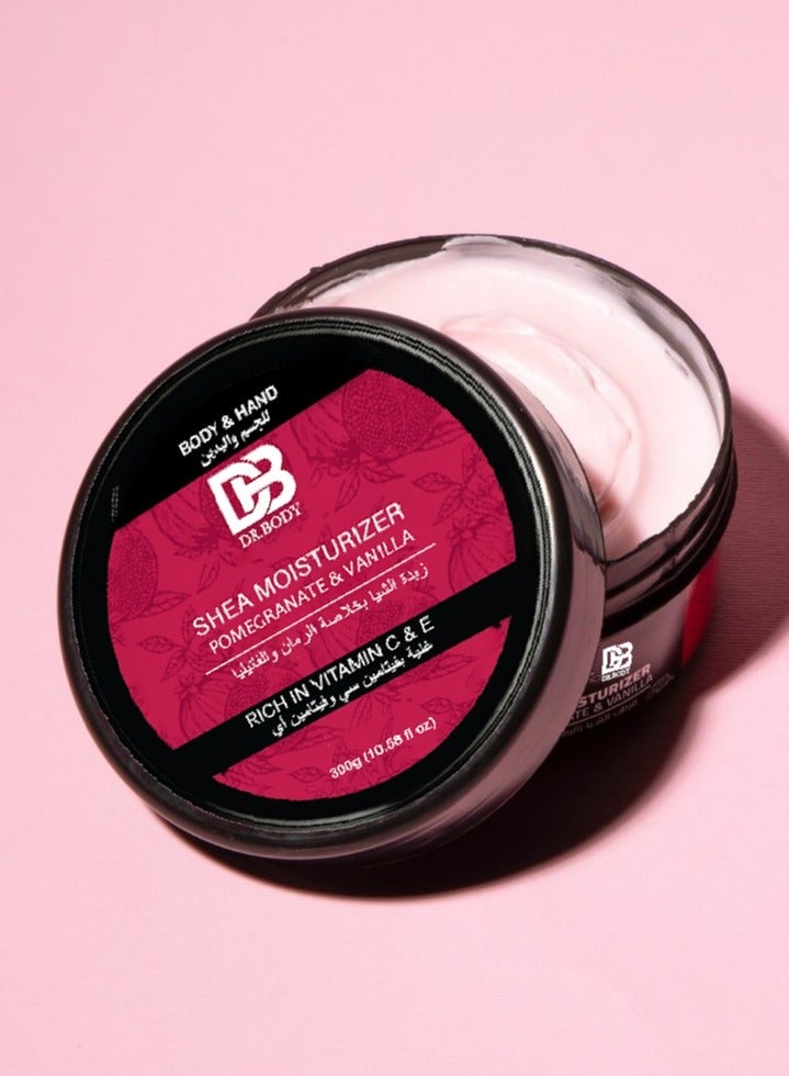 DR.BODY Shea Moisturizer Rich In Vitamin C & E 300 G - Image 2