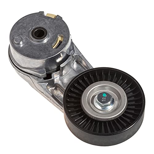 AUQDD 38177 Belt Tensioner and Pulley Assembly Fit For 12-17 Bu-ick Verano /05-10 Chevy Cobalt /10-17 Equinox /06-11 HHR /04-12 Malibu /10-14 GMC Terrain/Olds Alero/Pontiac G5 G6 /Saturn Vue - Image 2