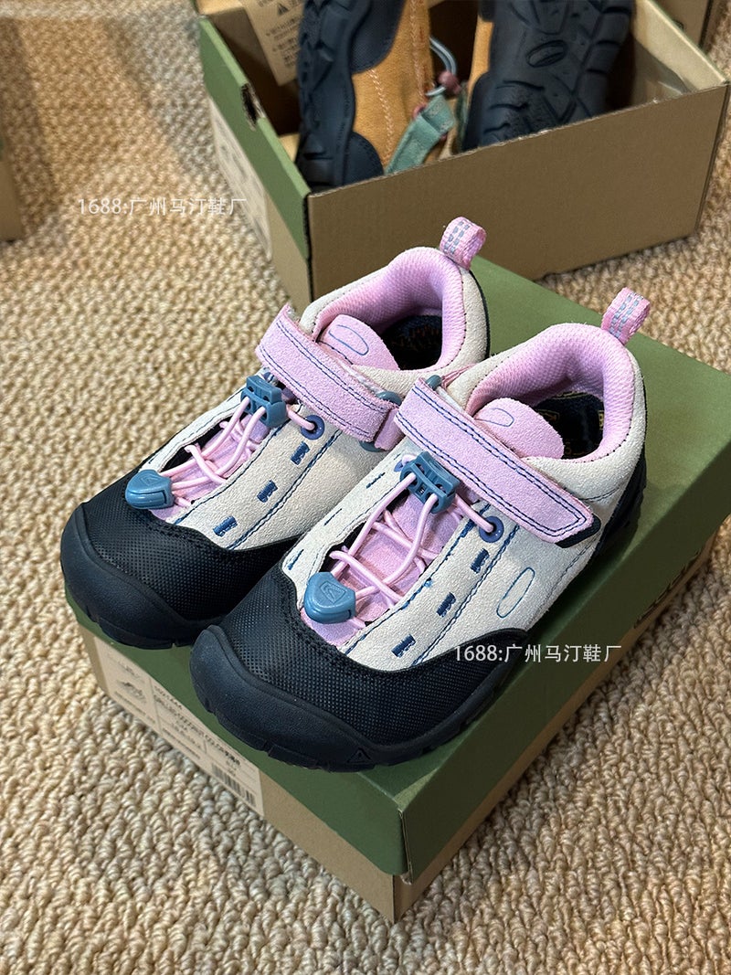 Jasper Cohen Autum Outdoor Hiking Shoes Suede Cowhide Casual Sports Shoes For Boys, Girls, Middle And Large Kidsren - Image 5