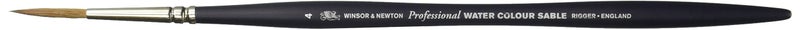 Winsor Newton Winsor & Newton Professional Watercolour Sable Brush, Rigger #4 - Image 1