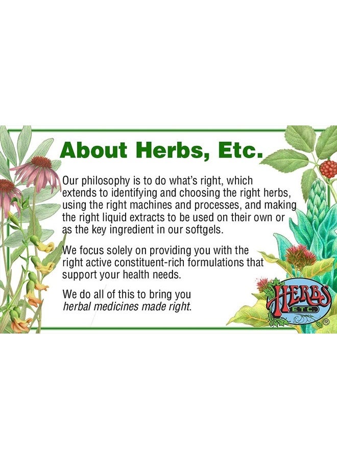 HERBS ETC. أعشاب مقوية للكلى 60 كبسولة لينة - Image 3