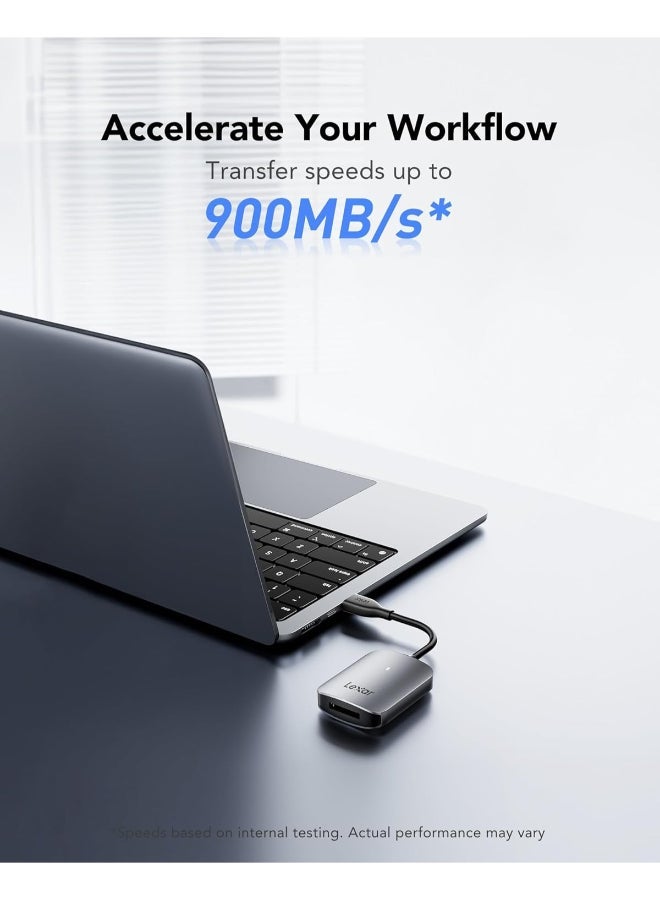 ليكسار قارئ CFexpress نوع B USB-C / قارئ USB 3.2 Gen 2 LRW510U-BNHNG - Image 3