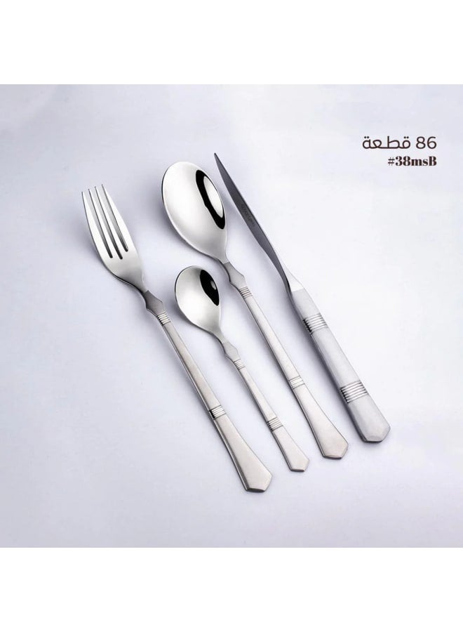 Oxford 86-piece cutlery set