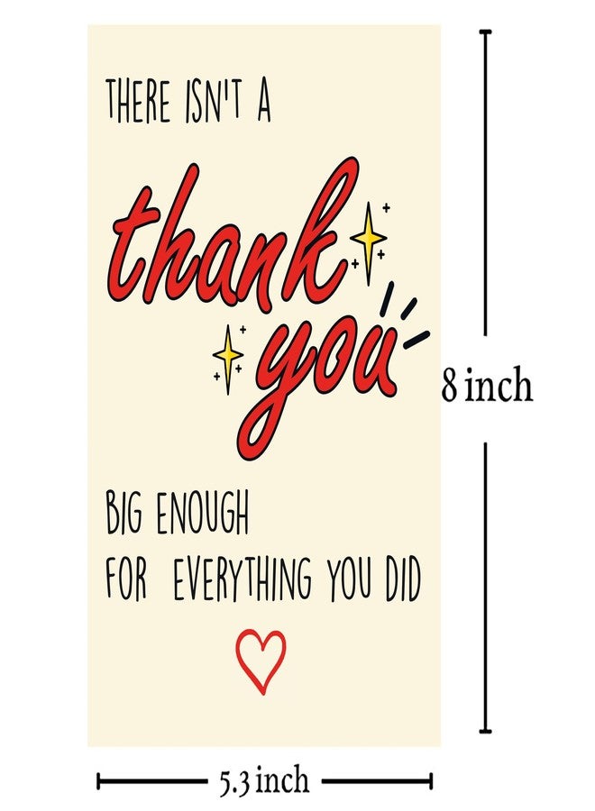 Cheerin Thank You Card – Elegant Thank You Greeting Card with Envelope – Thoughtful Appreciation Gift for Teacher, Boss, Friend, Coach, or Colleague - Image 3