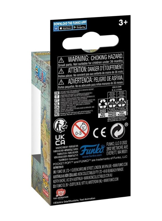 Funko Pop! Keychain: One Piece - Luffy Taro Novelty Keyring - Image 3