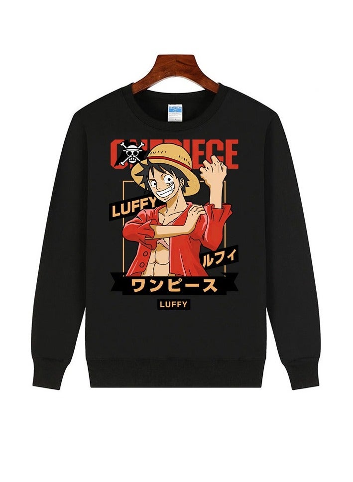 KUYING New One Piece Casual Loose Round Neck Hoodie  - Image 1