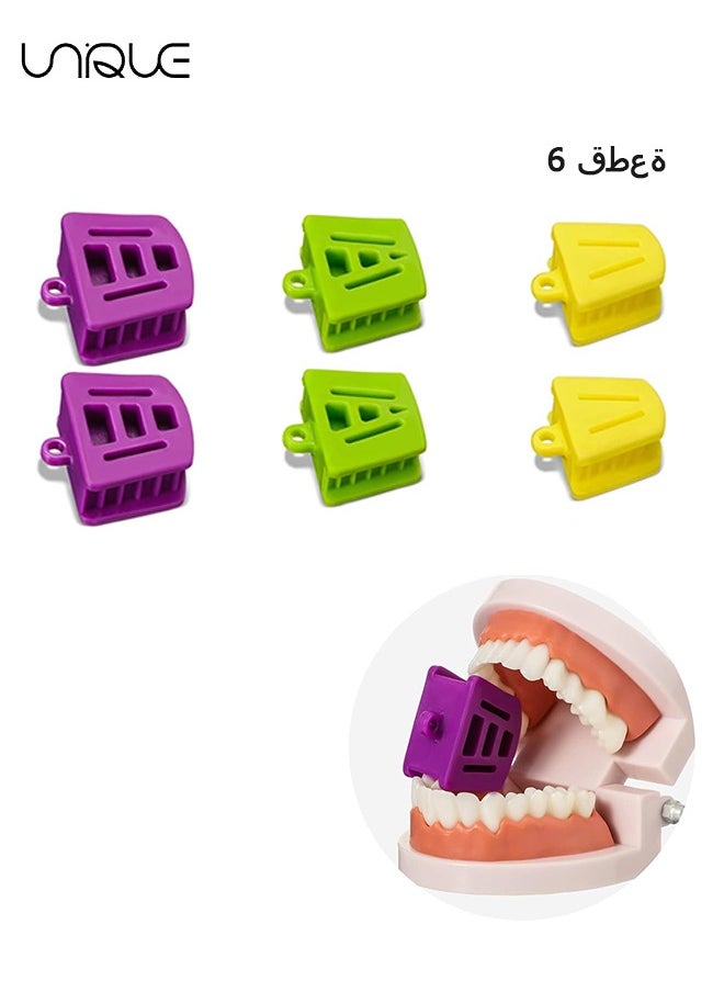 Unique 6PCS Dental Occlusal Block - Multi Size - Dental Oral Opener - Suitable for Kids Adult - Large/Medium/Small Occlusal Block  - Image 1