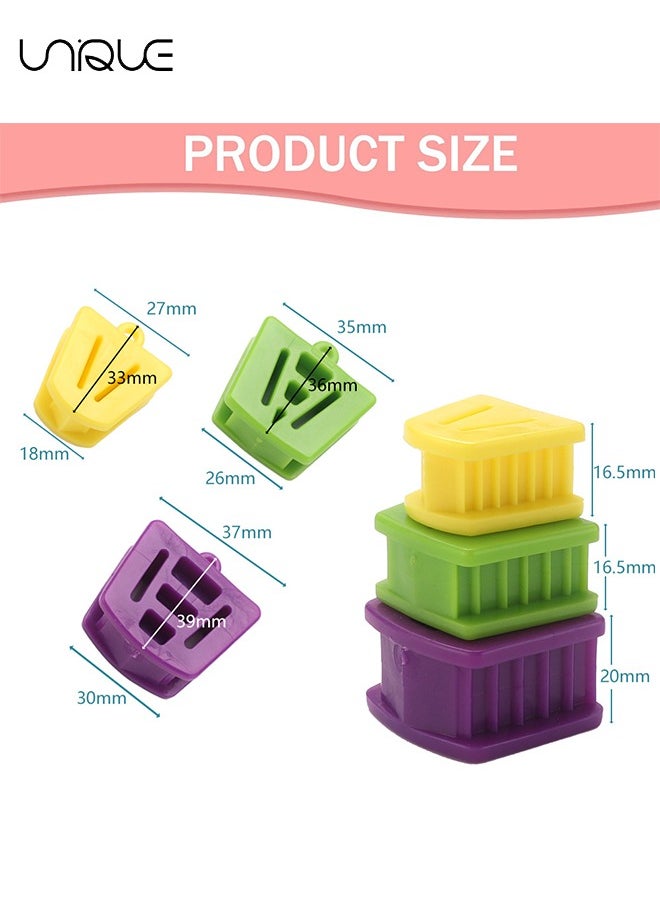 Unique 6PCS Dental Occlusal Block - Multi Size - Dental Oral Opener - Suitable for Kids Adult - Large/Medium/Small Occlusal Block  - Image 2