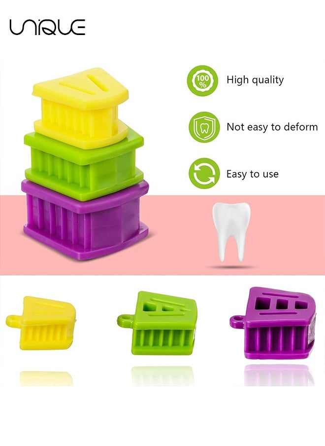 6PCS Dental Occlusal Block - Multi Size - Dental Oral Opener - Suitable for Kids Adult - Large/Medium/Small Occlusal Block