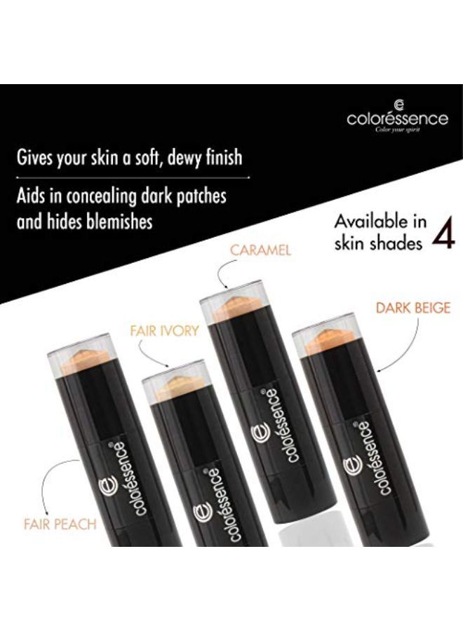 Coloressence كريم أساس وكونسيلر رول أون خالي من الزيوت من بانستيك، 10 جم (عاجي فاتح) - Image 4