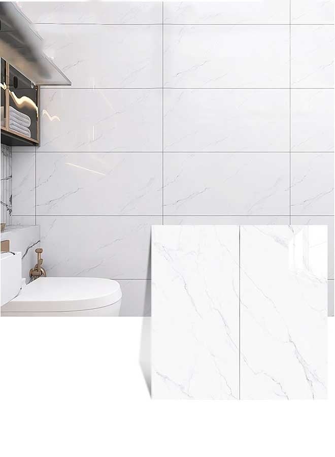 RAWAID 10Pcs 31.5"X15.75" Marble Peel and Stick Waterproof Wall Panels - Heat-Resistant Backsplash Tile, Marble Wall Panels for Kitchen,Bathrooms,Living Rooms, Bedrooms, TV Walls - Image 1