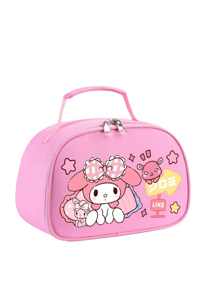 عام حقيبة طعام يدوية بشخصية ماي ميلودي للطلاب، حقيبة غداء لطيفة مع عزل حراري، مبطنة بورق ألمنيوم سميك، محمولة وسعة كبيرة، مثالية لحمل وجبات البنتو. - Image 1