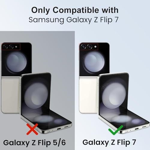 Kapa Soft Full Fabric Protective Back Case Cover for Samsung Galaxy Z Flip 7 | Shockproof Slim Hard Anti Slip Back Case (Black) - Image 2