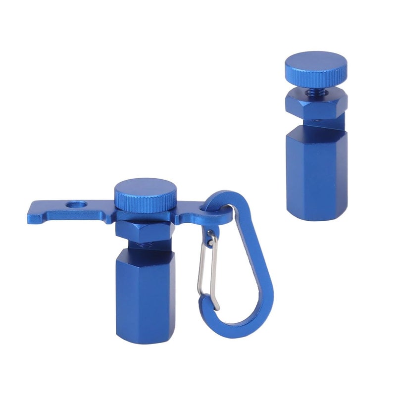 Framing Jig Circular Saw Stair Gauges for Framing SquareStair Gauge Knob Made of Premium Aluminium Alloy Stops Stair Gauge Knobs for Accurate Stringer Layout (Blue) - Image 3