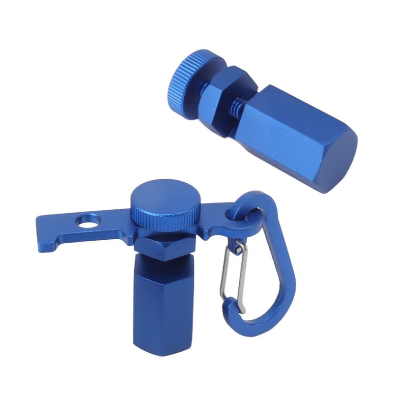 Framing Jig Circular Saw Stair Gauges for Framing SquareStair Gauge Knob Made of Premium Aluminium Alloy Stops Stair Gauge Knobs for Accurate Stringer Layout (Blue) - Image 2