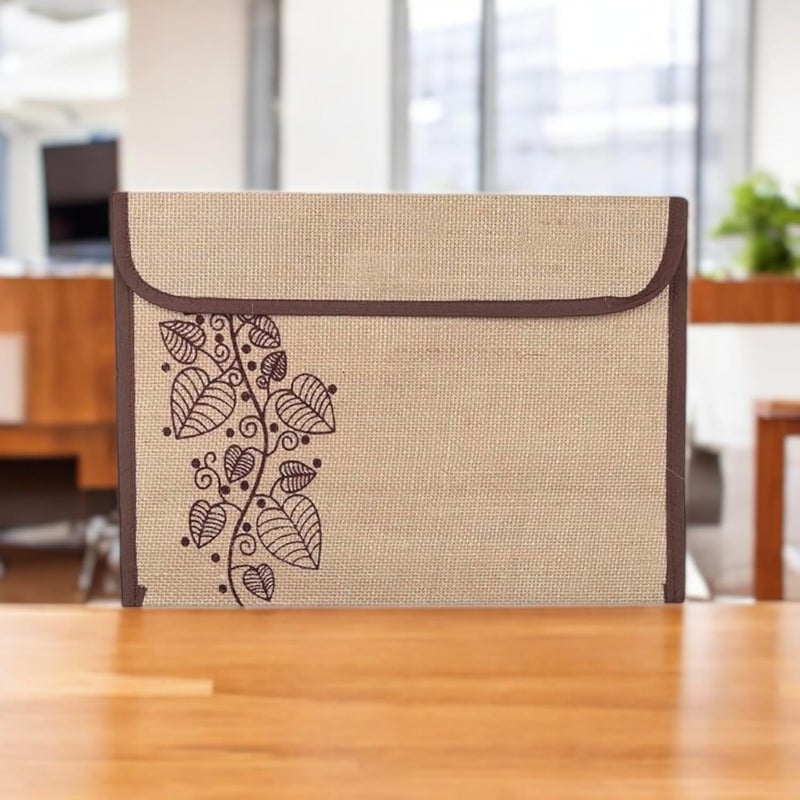 FUTURE X Jute Bag Environment Friendly File Folder l Container for Papers, Stationery (Multicolor) (Pack of 8)… - Image 4
