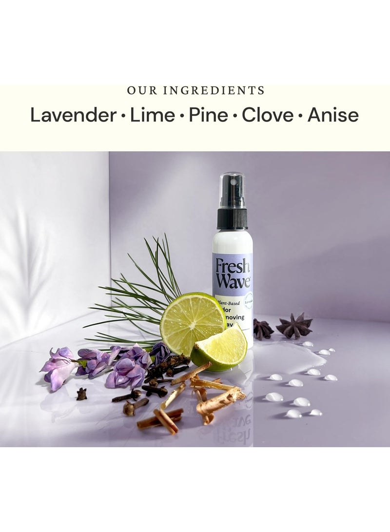 Fresh Wave Plant Based Lavender Scent Odor Eliminator Spray & Air Freshener 59 ML - Image 2