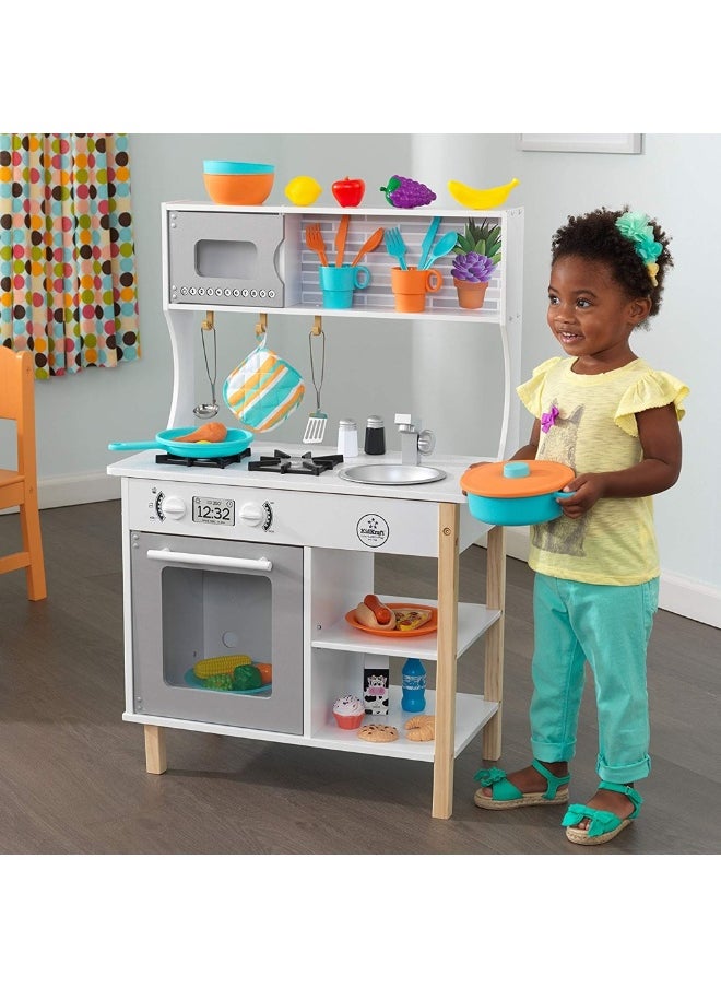 KidKraft KidKraft All Time Play Kitchen with Accessories (60 x 34 x 90 cm)  - Image 2
