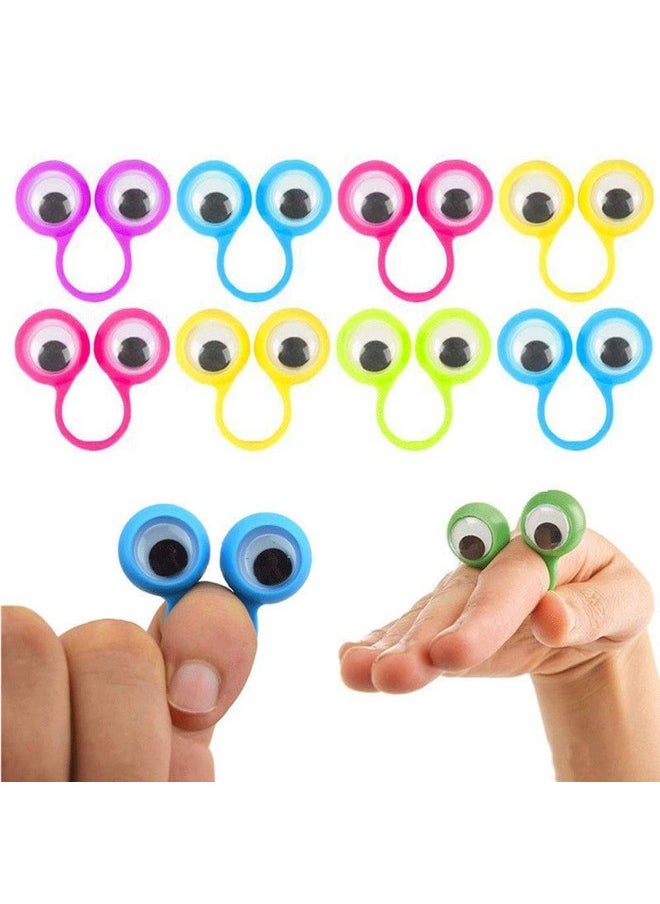 3 otters - Eyeball Ring, 25Pcs Eye Finger Puppets Eye Monster Finger, Party Favors, Classroom Prizes, Birthday Goodie Bag Stuffers, Halloween Toys For Toddlers - Image 1