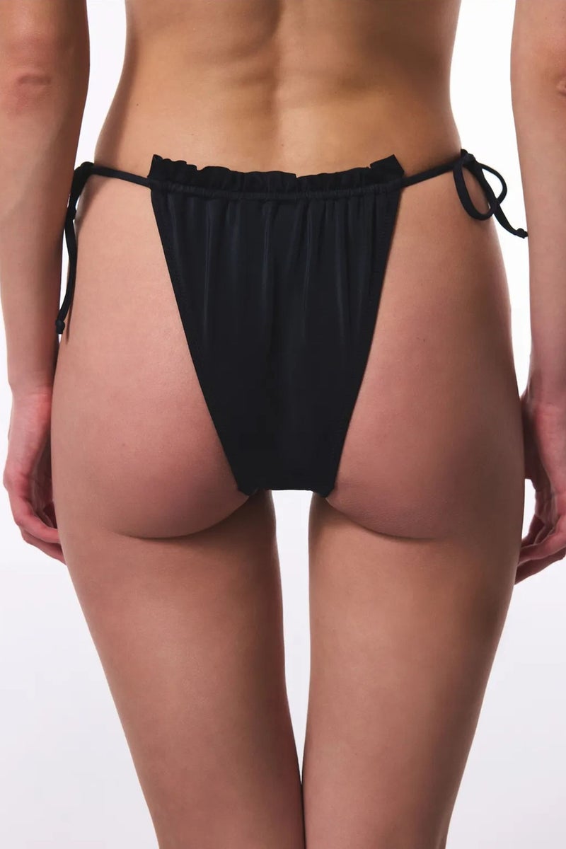 PENTI Super Frill Tie Low-Waist Bikini Bottom - Image 2