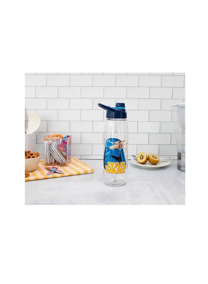 Silver Buffalo Star Wars Darth Vader Water Bottle With Screw-On Lid, 28 Ounces - Image 4