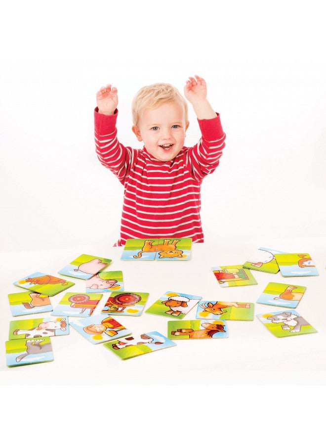 Orchard Toys Moose, Farmyard Heads & Tails Game. A First Matching Activity That develops into a Fun Game. 24 Chunky Cards. Age 18 Months+. 1-4 Players - Image 3