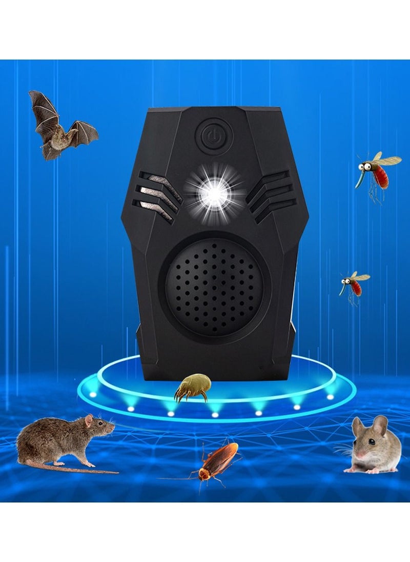 Generic - Ultrasonic Pest Repeller Electronic Mouse Repellent Plug in High Effective 2 Models House Rodent Repellent Defend for Flea Insects Mosquitoes Mice Spiders Rats Bugs - Image 1