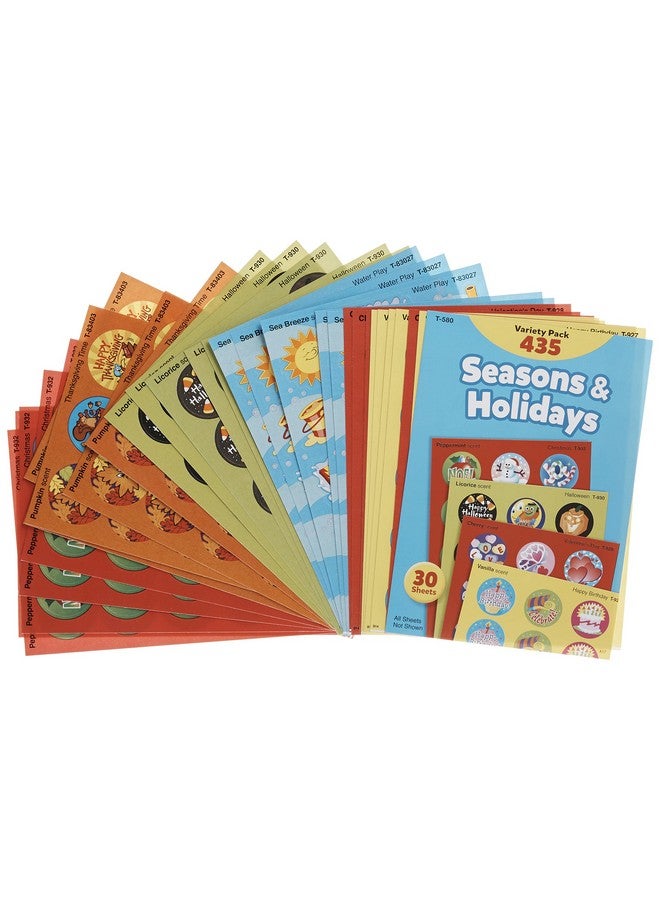 Trend Enterprises Seasons & Holidays Scented Scratch 'N Sniff Stinky Stickers Fun For Rewards Incentives Crafts And As Collectibles 29 Different Designs 30 Sheets Included For Ages 3 And Up - Image 3