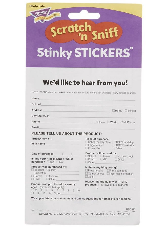 Trend Enterprises Seasons & Holidays Scented Scratch 'N Sniff Stinky Stickers Fun For Rewards Incentives Crafts And As Collectibles 29 Different Designs 30 Sheets Included For Ages 3 And Up - Image 4