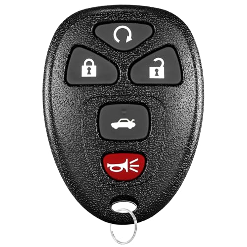 LYFUCESS Key Fob Replacement Fits for Chevy Impala 2006 2007 2008 2009 2010 2011 2012 2013 Monte Carlo 2005-2007 Buick Lucerne 2006-2011 Cadillac DTS 2006-2011 Car Keyless Entry Remote OUC60270 OUC60221 - Image 1