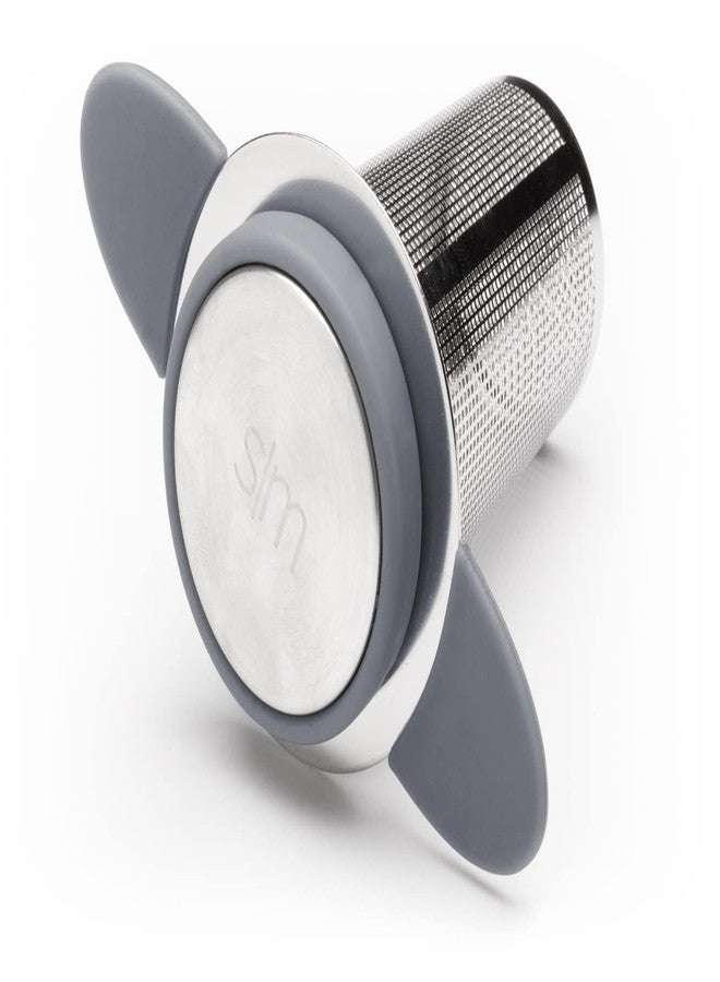 Simple Modern Tea Infuser Reusable Strainer Steeper for Loose Leaf, 18/8 Stainless Steel Mesh, Slate Gray - Image 3